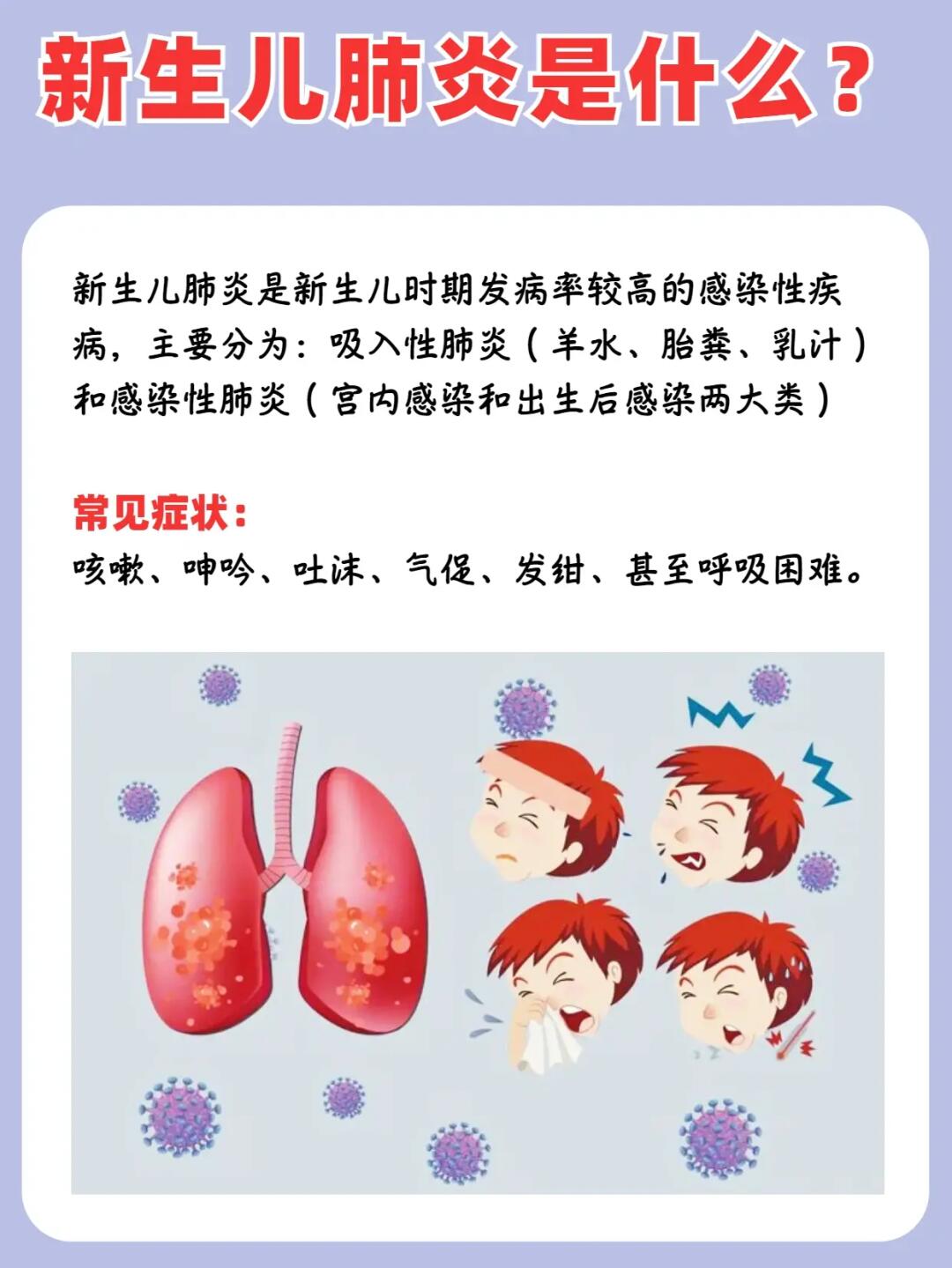 肺炎最新病癥科普，全面了解你所需要知道的一切！